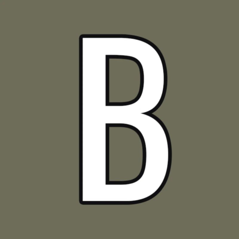 B