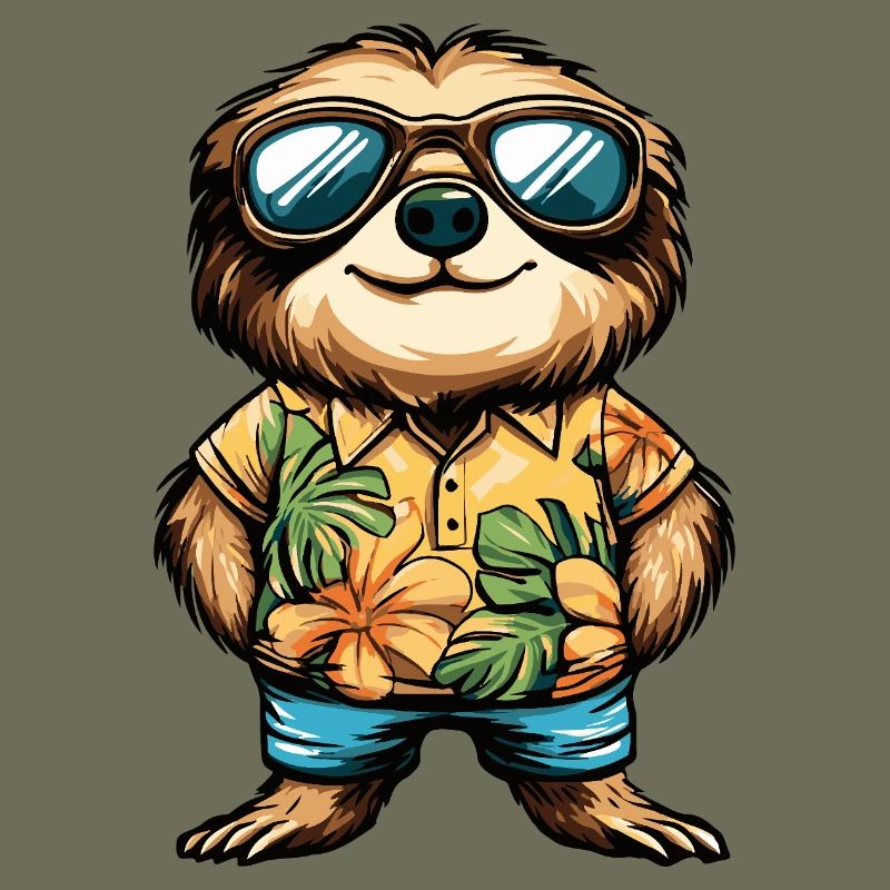 Sloth Cool Summer