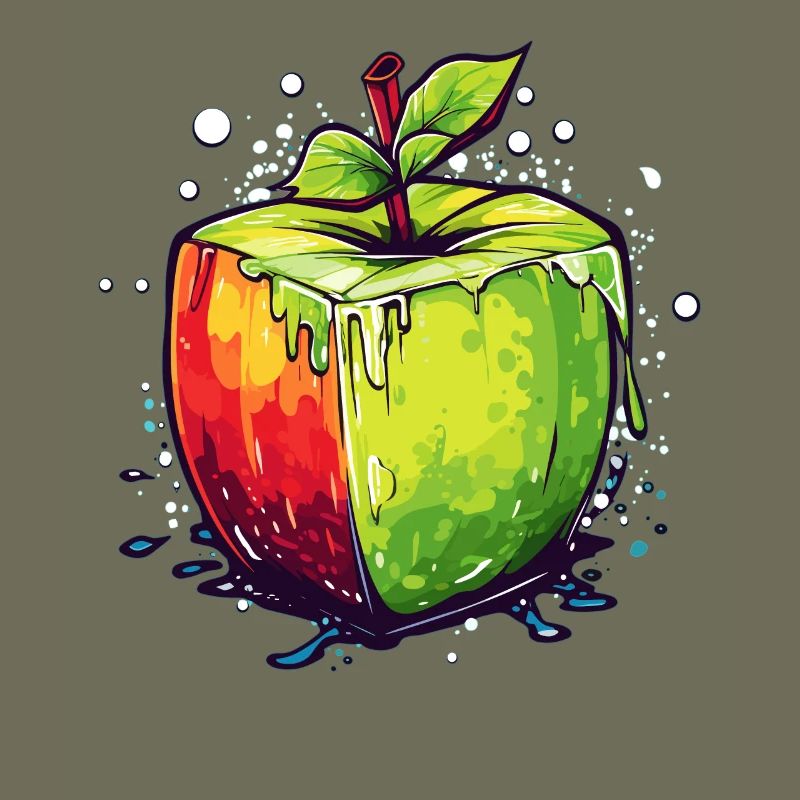 Würfel Apfel Cube Apple