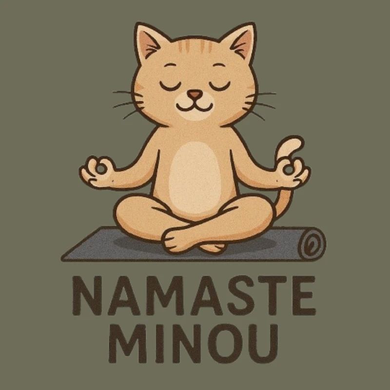 Namaste Zen Kitty