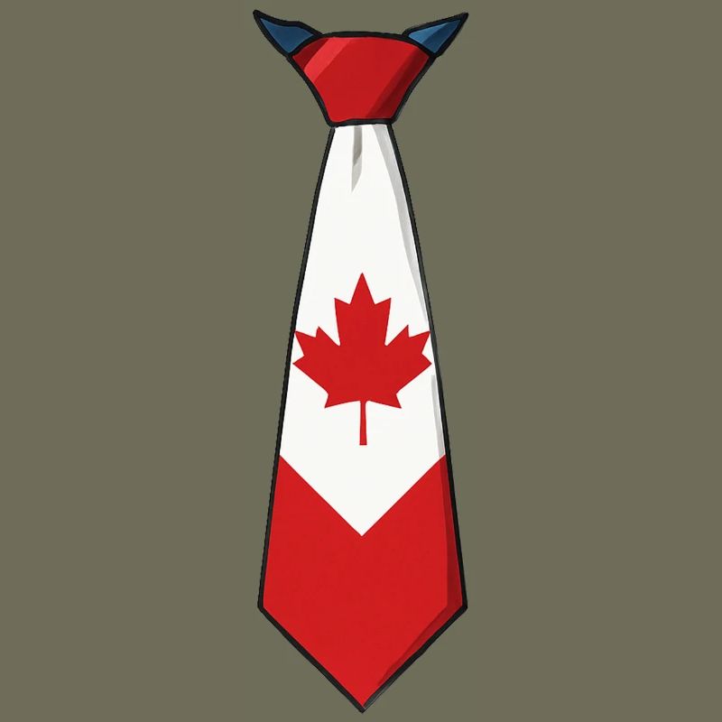 Cravate Canada – Drapeau