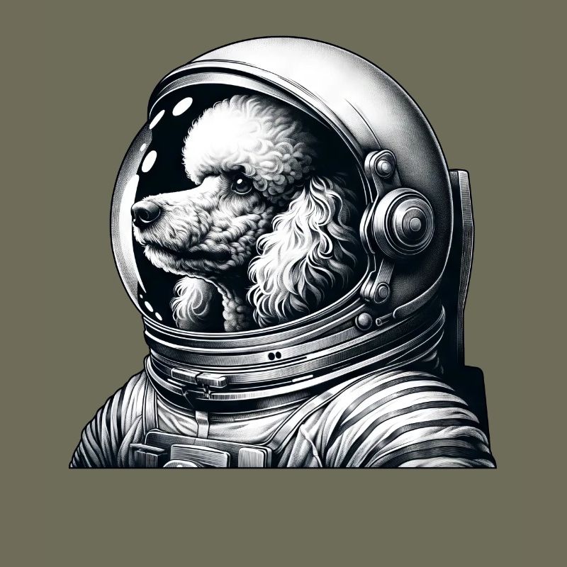 Caniche Astronaute Aventure Spatiale