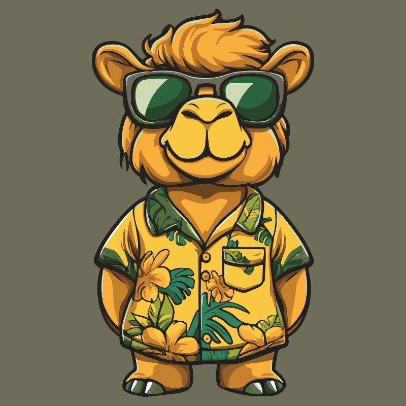 Kamel Comic Cool Sommer