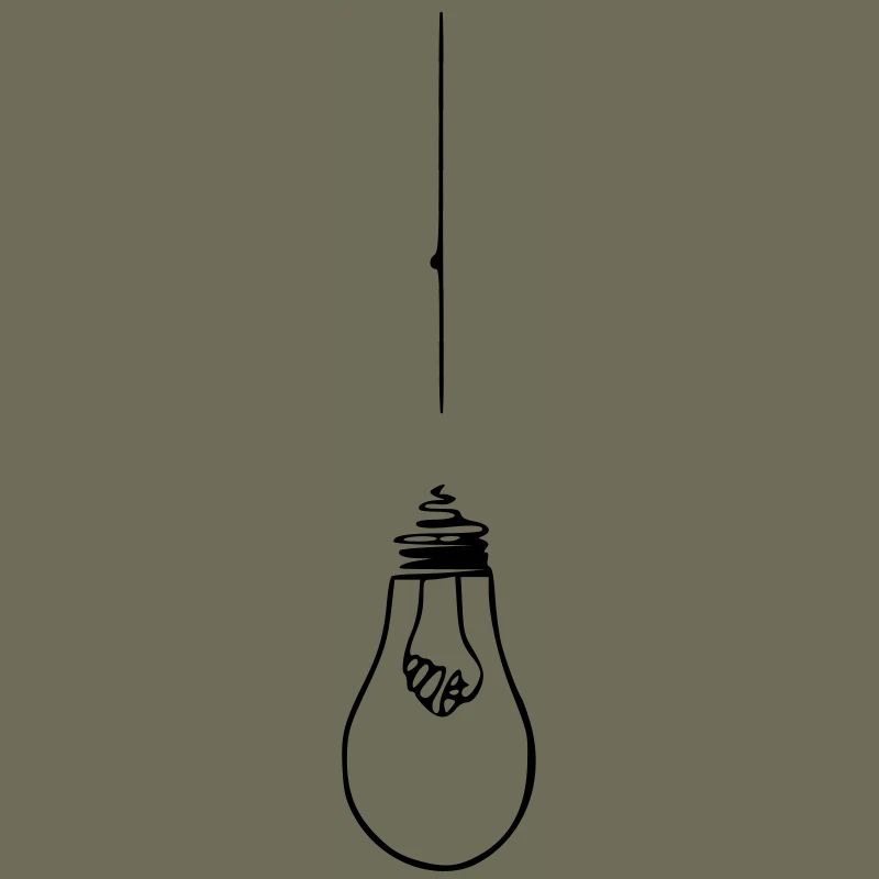 Lamp light bulb tie