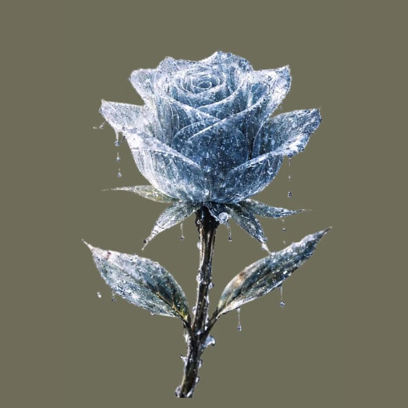 Eisrose: „Zerbrechliche Schönheit“