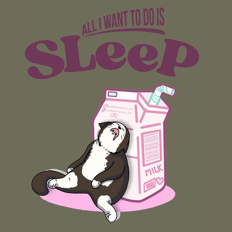 Drôle de chat endormi | Tout ce que je veux, c’est dormir, c’est dormir