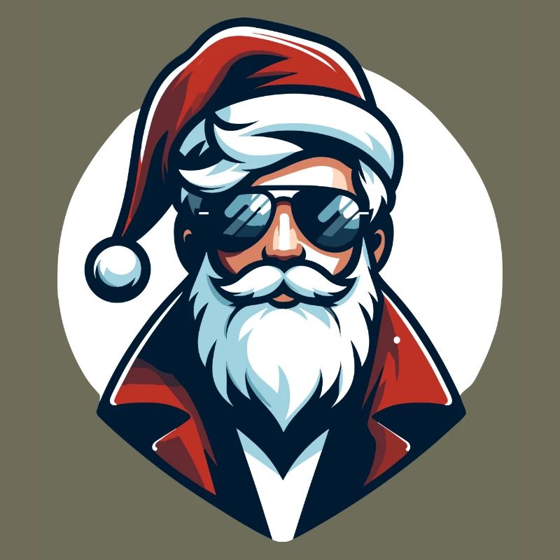 Hipster Weihnachtsmann - Weihnachts-Chic