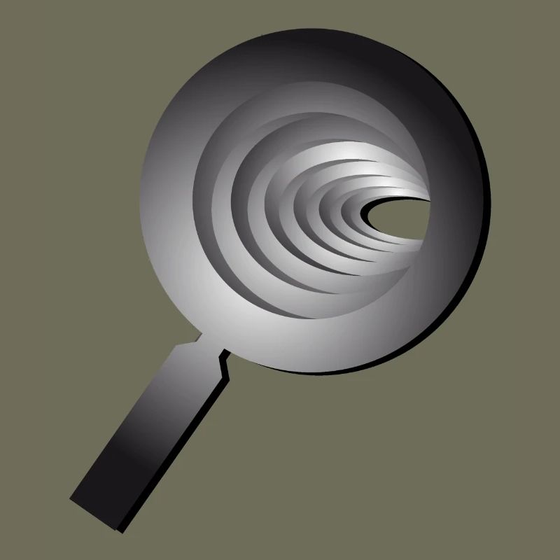 3D magnifying glass - Lupe