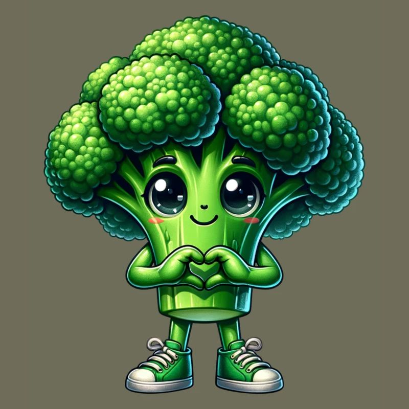 Broccoli Heart Hands