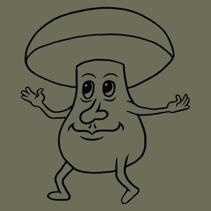 Lustiger Pilz