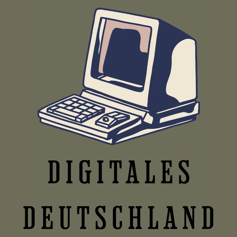 80s Style Retro Computer Digital Germany