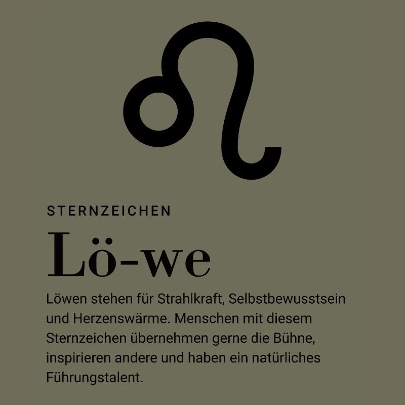 Zodiac sign Leo