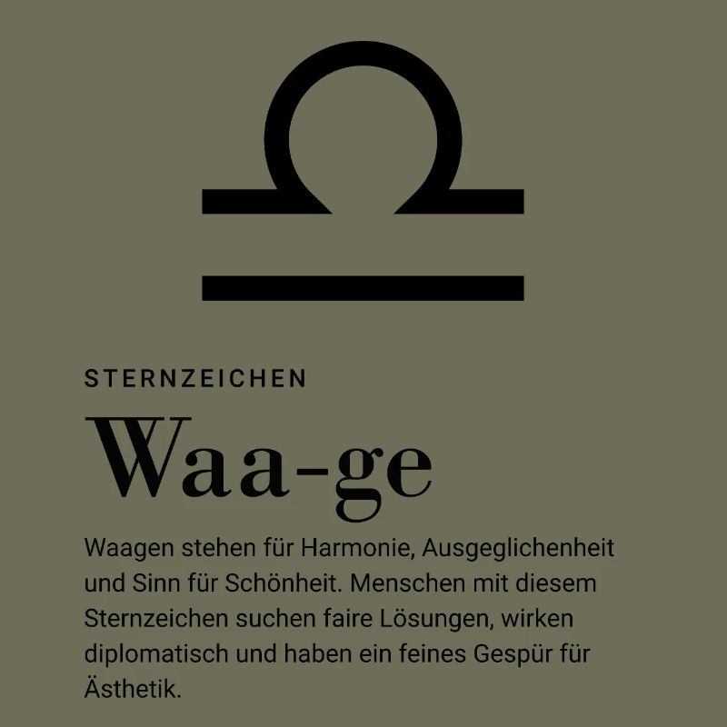 Sternzeichen Waage