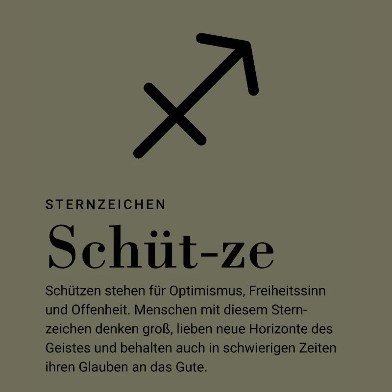 Sternzeichen Schütze