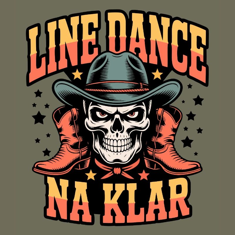 Line Dance Skull Rodeo