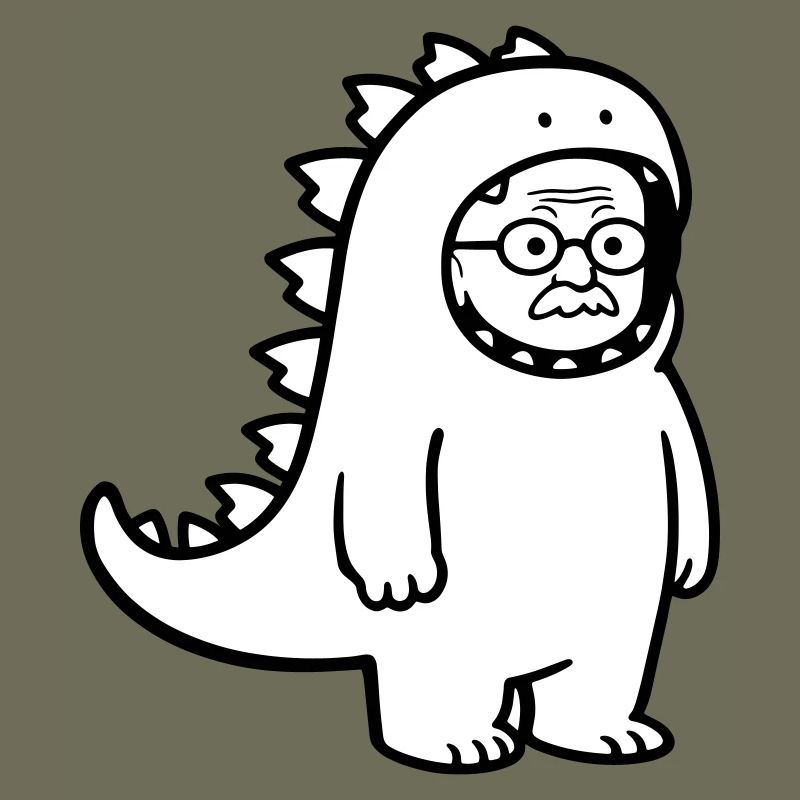 Carnival grouch grandpa