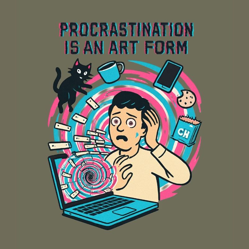 Procrastination : L'Art du Télétravail et du Rush