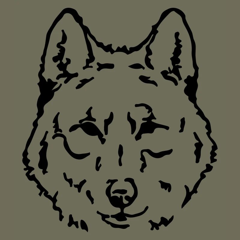 wolf face