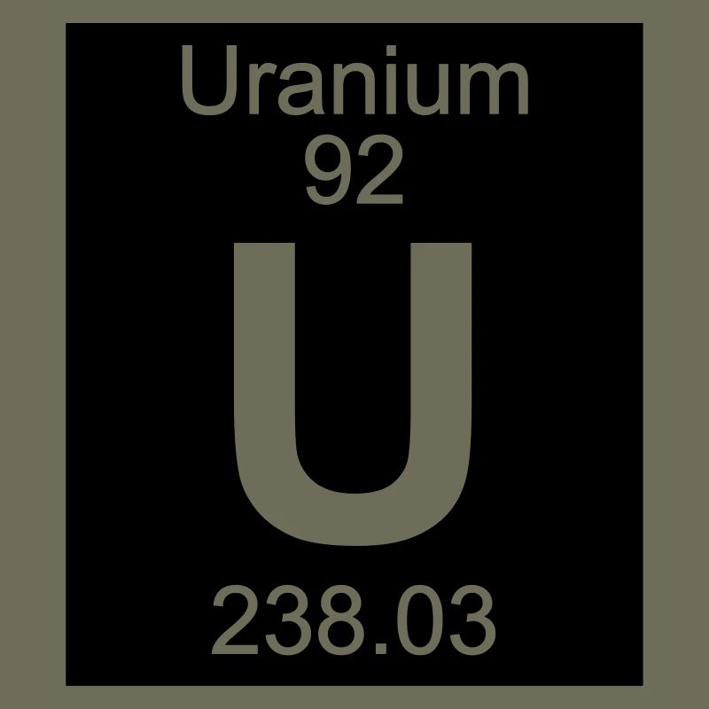 Element 92 - u (uranium) - Inverse (Full)