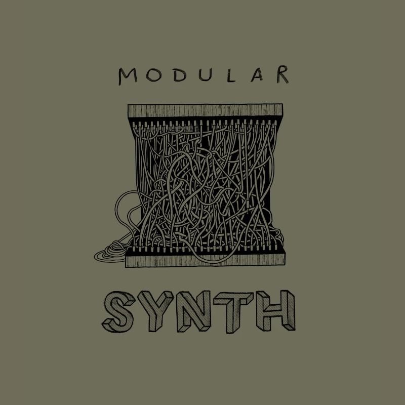 Modular Synth Monochrome