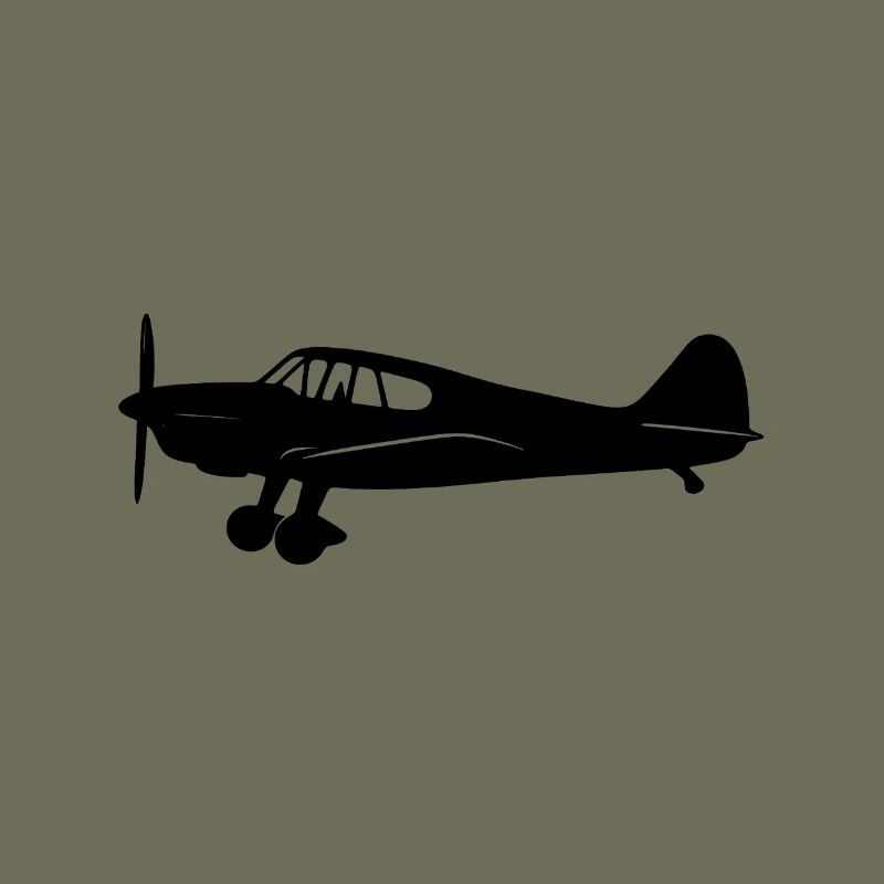 Messerschmitt Bf 108 Silhouette Flugzeug