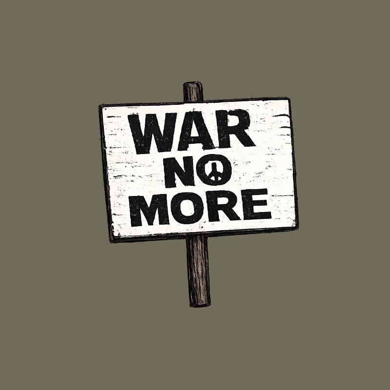 War No More – Sticker Peace & Humanity