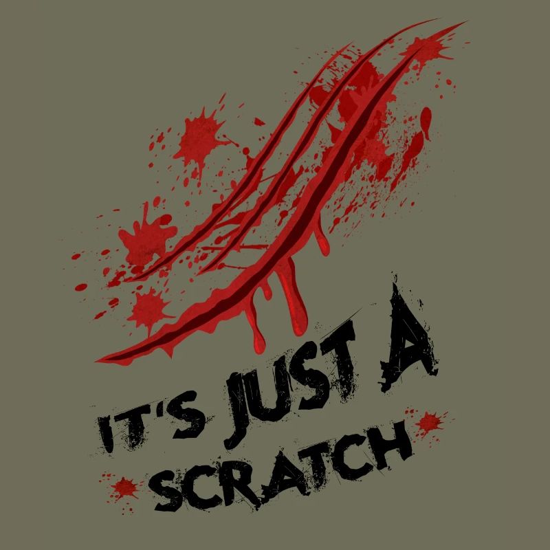 Nur ein Kratzer - Just a scratch
