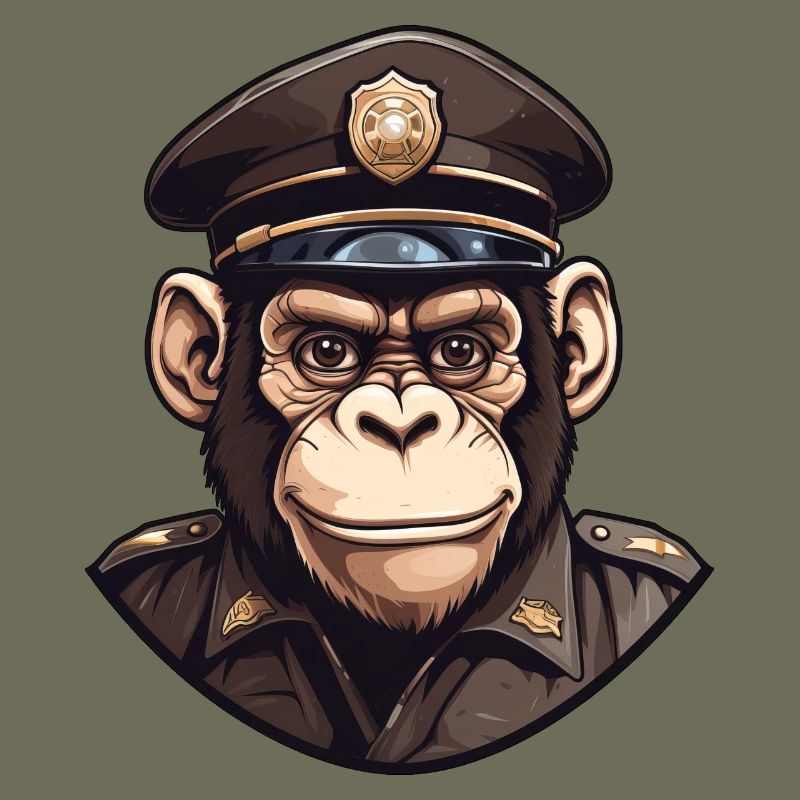 Police Chimpanzee