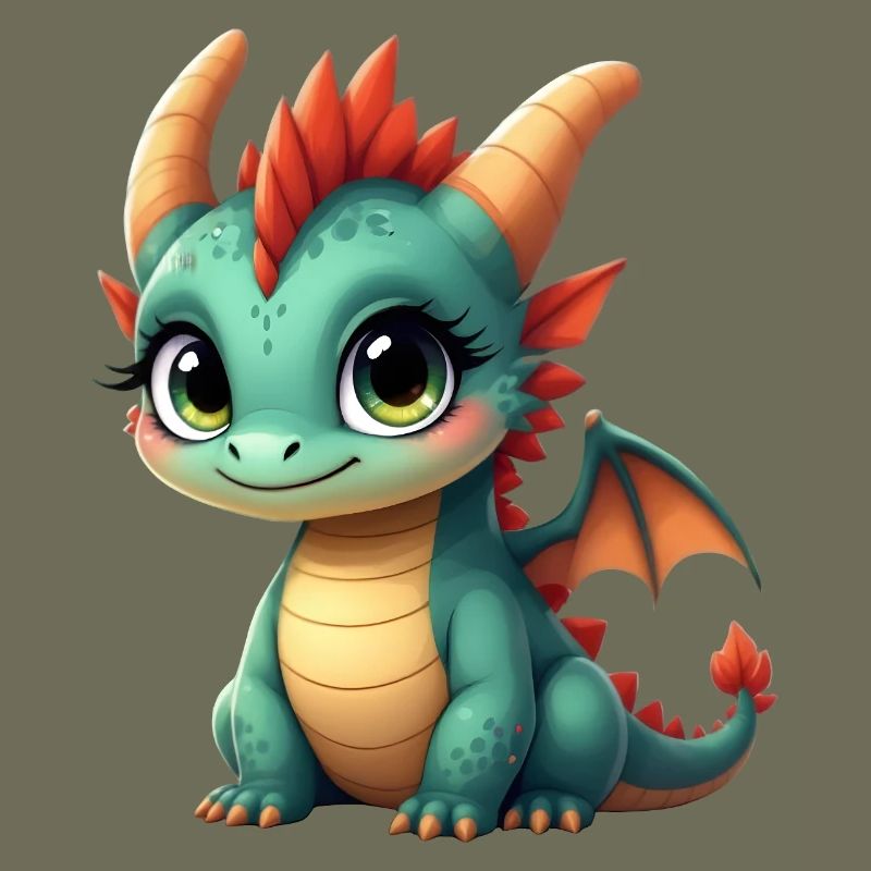 Mignon bébé dragon