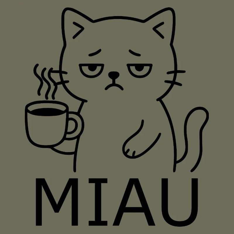 Müde Katze