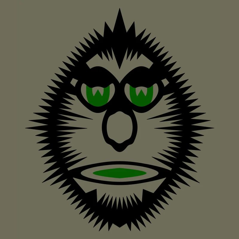 Illustration de visage de chat Visage de chat