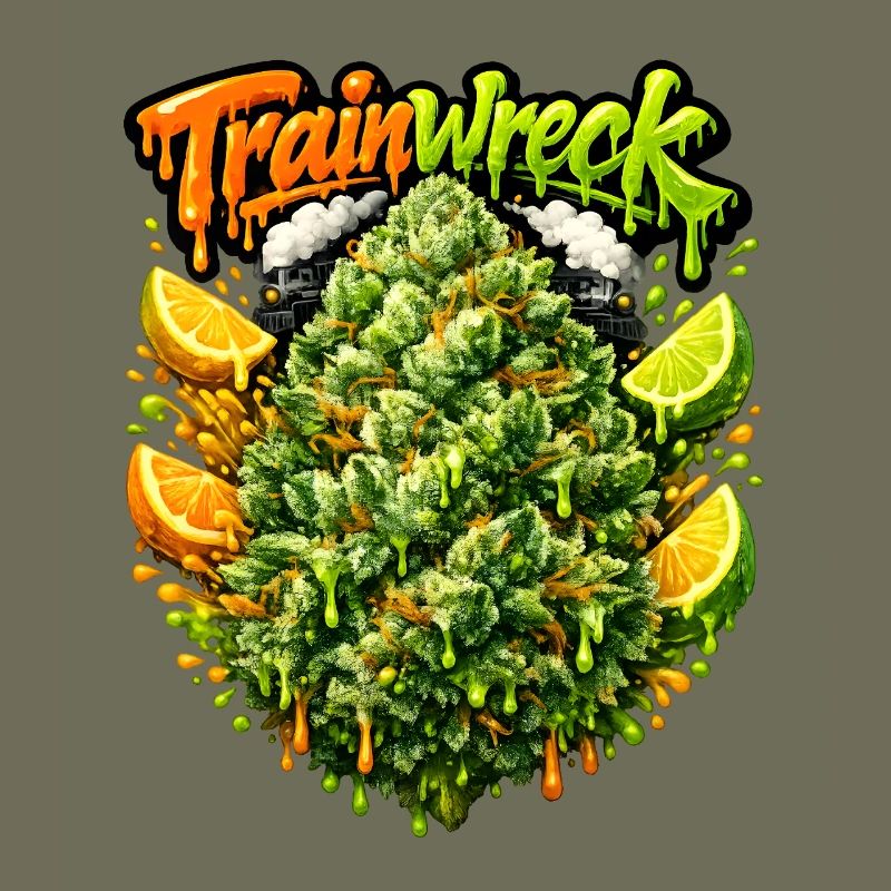 Trainwreck Graffiti Print