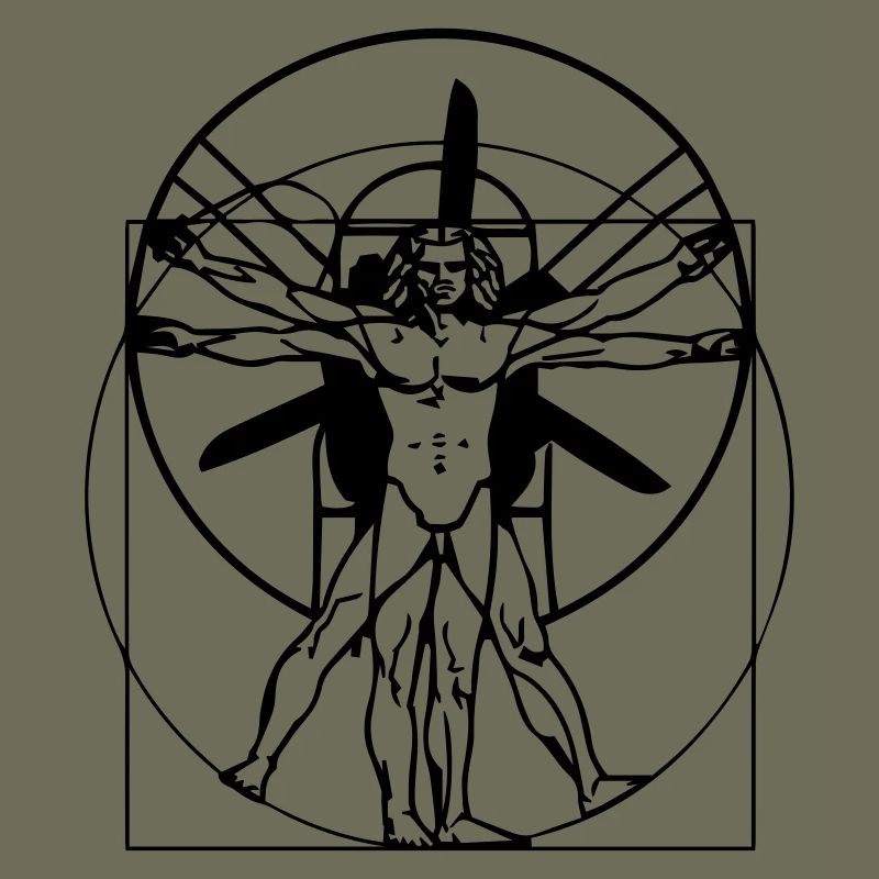 Leonado da Vinci Vitruvian Man