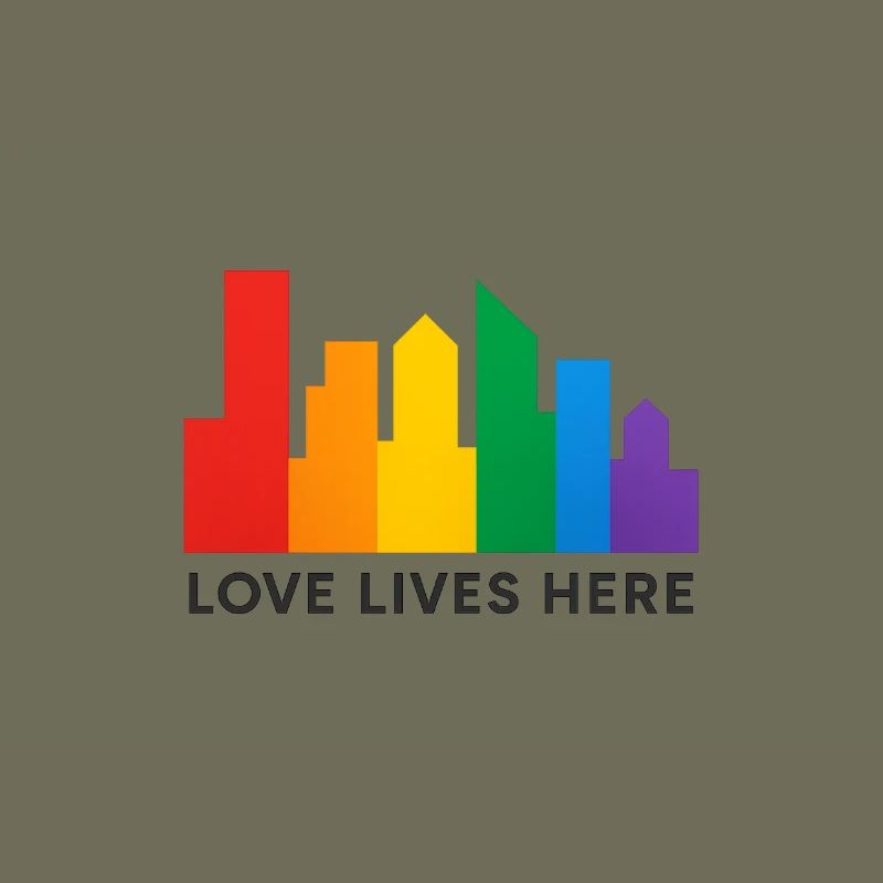 Rainbow Skyline Pride