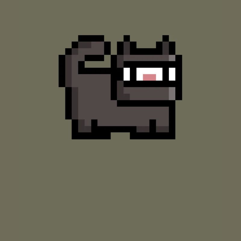Retro Ninja Katze