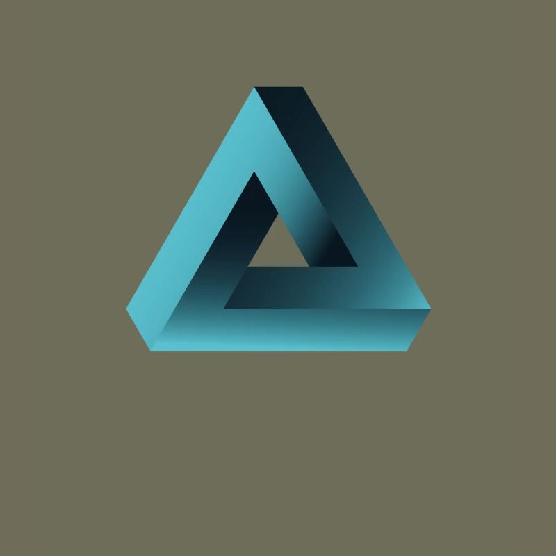 illusion optical illusion triangle nerd geek tri