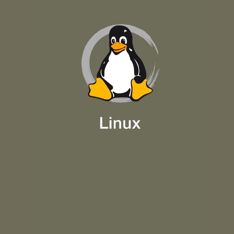 Pc computer Penguin nerd geek Programmer Admin