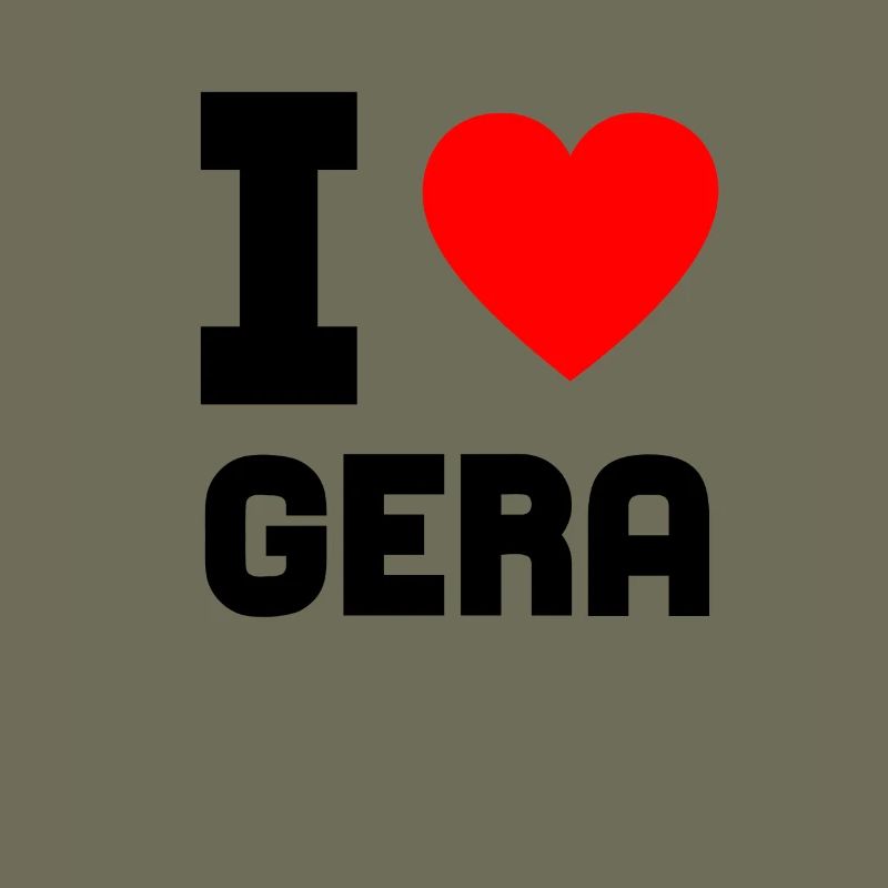I Love Gera Thuringia Gift idea hometown