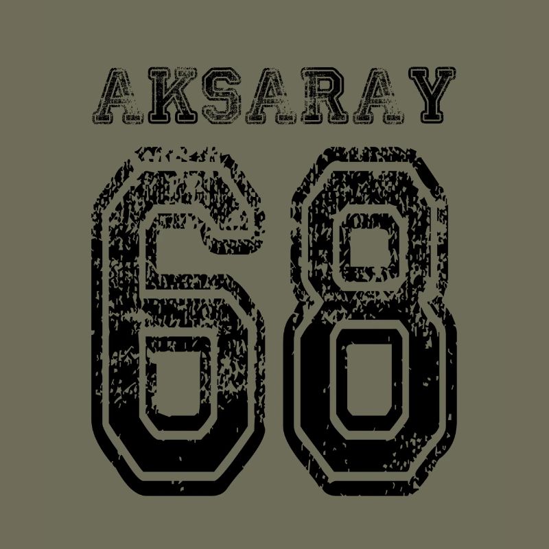 68 plaque d'immatriculation Aksaray turque comme un cadeau