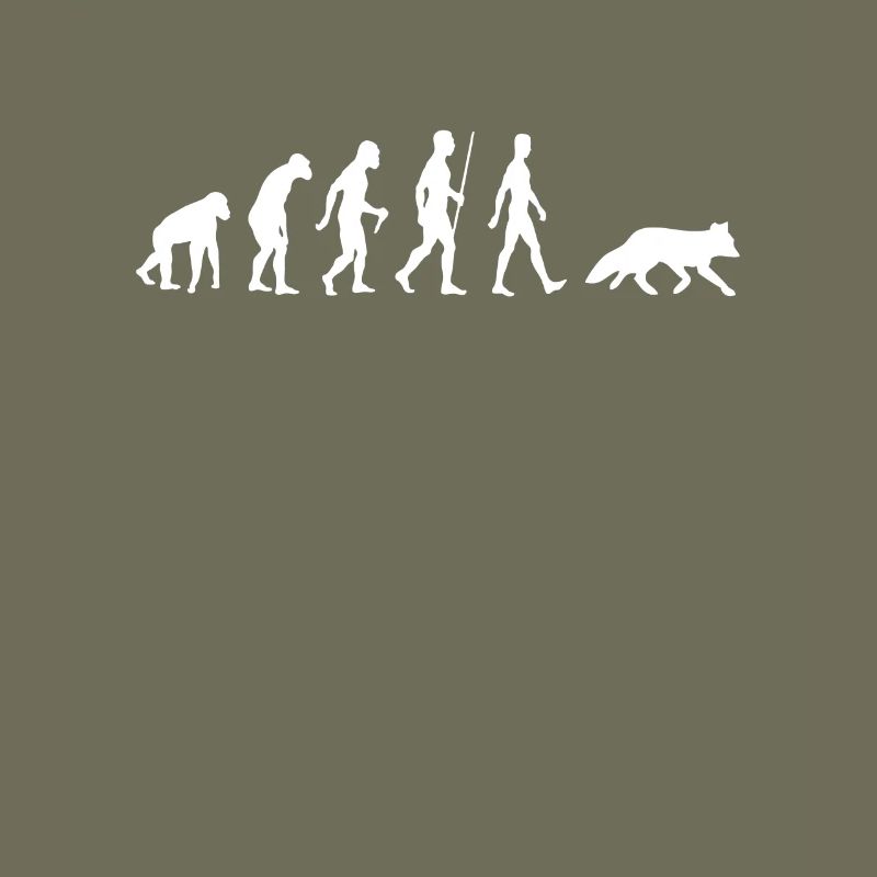 Fuchs Evolution Geschenk Tier Füchsin Rotfuchs