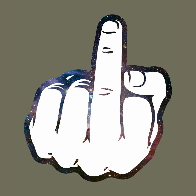 Mittelfinger Comic