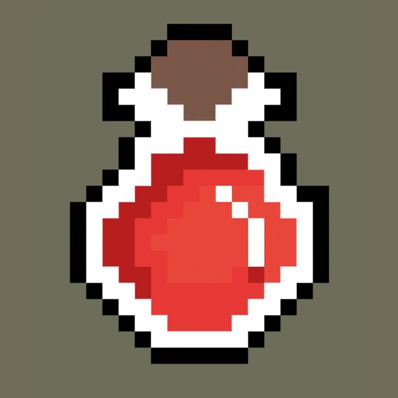 Trank rot Pixel