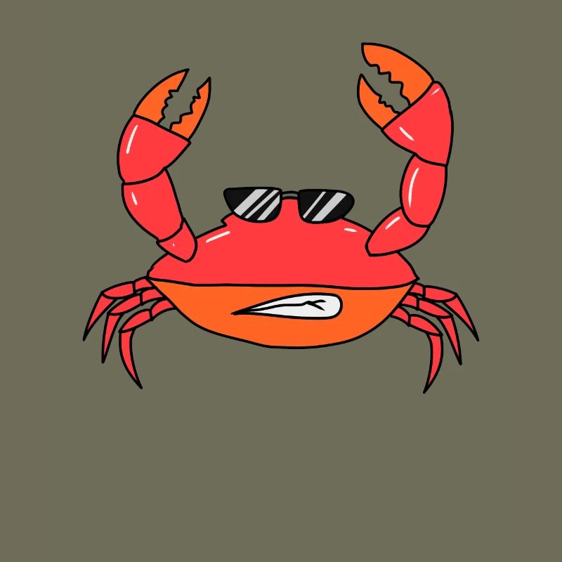 Cute Crab Crabs Crustaceans