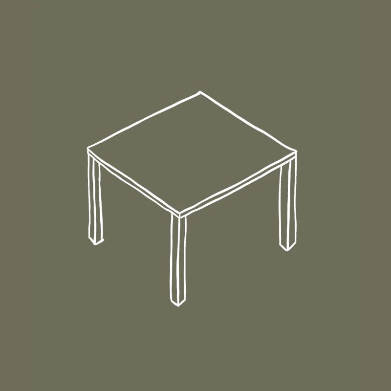 Table blanc