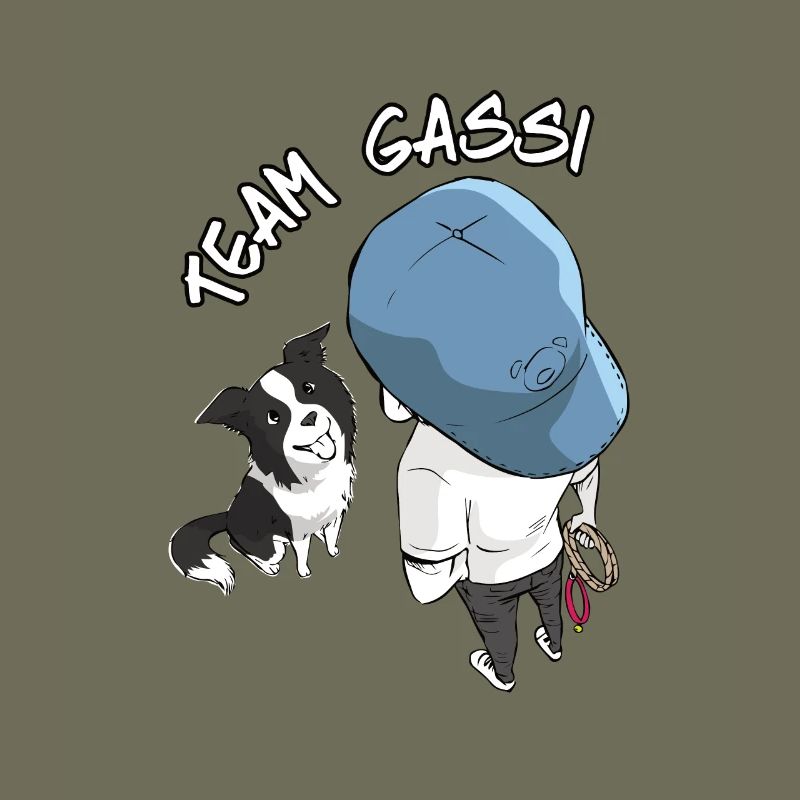 Team Gassi Cartoon Design