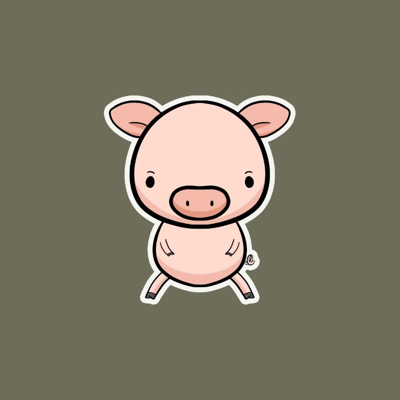 Dessin animé de cochons