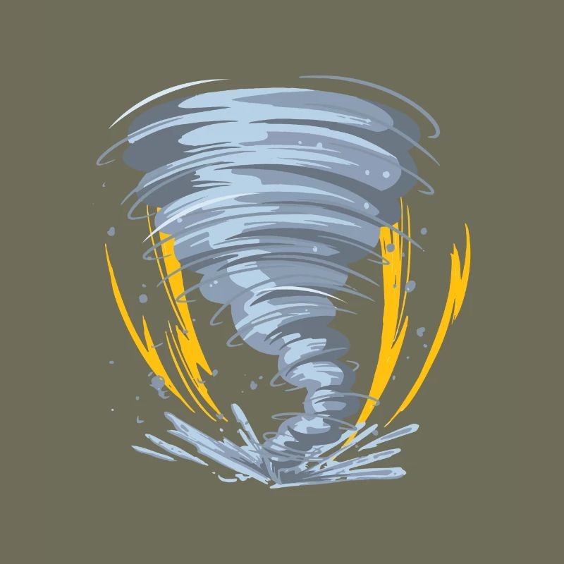 Tornado Hurricane Windsturm Geschenkidee