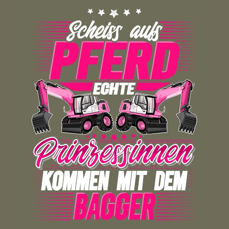 Baggerfahrerin
