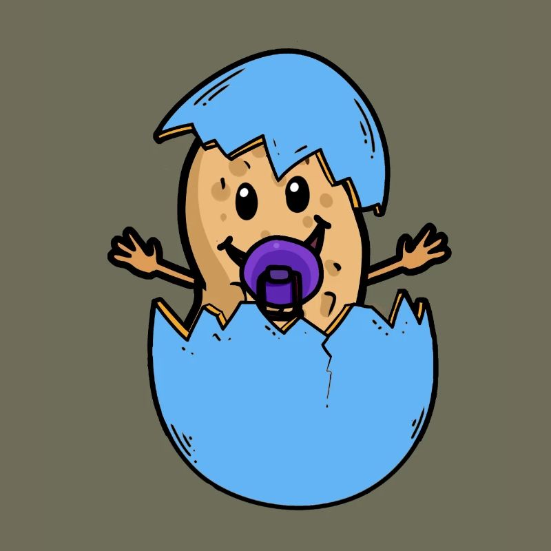 Peanut eggshell birth baby hatch egg