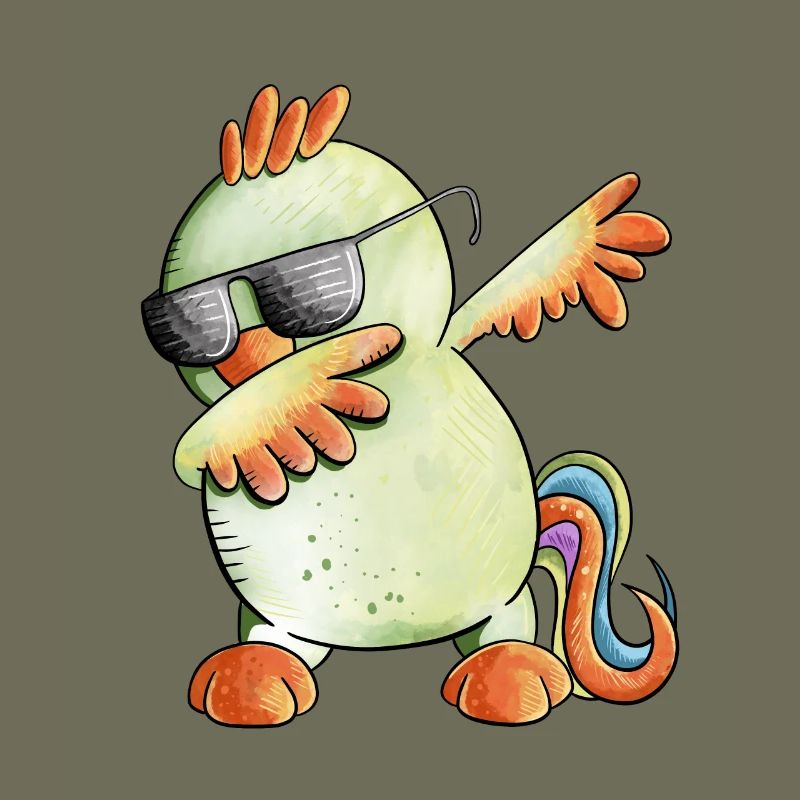 Dab Dance Rooster I Dabbendes Chicken